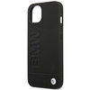 Original Case IPHONE 14 PLUS BMW Leather Stamp (BMHCP14MSLLBK) black
