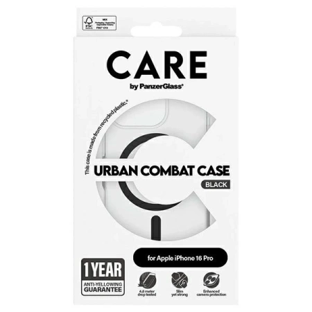 CARE by PanzerGlass Flagship Case iPhone 16 Pro 6.3&quot;&quot; black/black MagSafe 1346