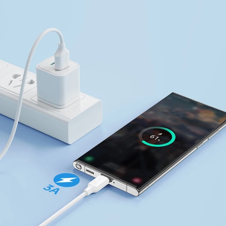 Joyroom charging / data cable USB - USB Type C 3A 1m black (S-UC027A9)