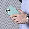 iCarer Litchi Premium Leather Case skórzane etui iPhone 14 magnetyczne z MagSafe zielony (WMI14220709-GN)