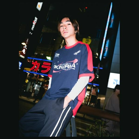 T-shirt Skinarma Halo XL granatowy