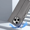 Dux Ducis Lawa Lederhülle für iPhone 15 Pro Max - Grau