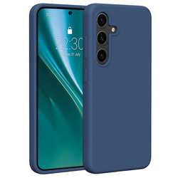 Nakładka Etteri Silicone Case do Samsung Galaxy S24 ciemnoniebieska