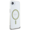 Guess IML Glitter Circle MagSafe - Etui do iPhone 16e (przezroczysty)