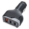 Ładowarka samochodowa USB QC 3.0 18W + 2x Typ C PD 100W+30W CC53-2C1A (Total 138W)