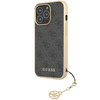 Guess GUHCP14XGF4GGR iPhone 14 Pro Max 6.7&quot; grey/grey hardcase 4G Charms Collection