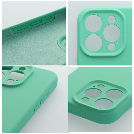 Futerał SILICONE 2mm do IPHONE 15 Pro miętowy