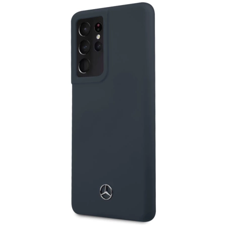 Mercedes MEHCS21LSILNA S21 Ultra G998 niebieski/blue hardcase Silicone Line