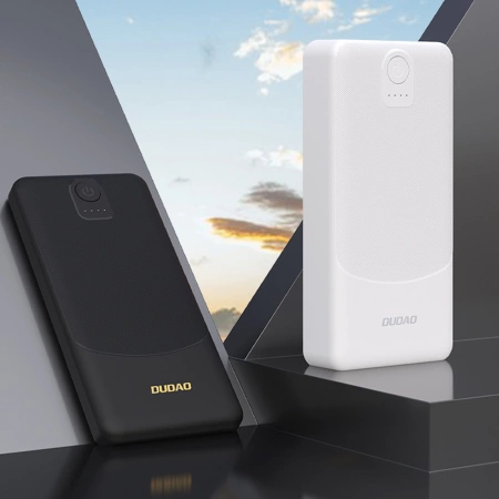 Powerbank Dudao K10 10000mAh 2.4A 2 x USB-A - schwarz
