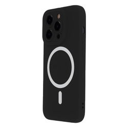 Nakładka Silicon Soft Mag iPhone 16 czarna