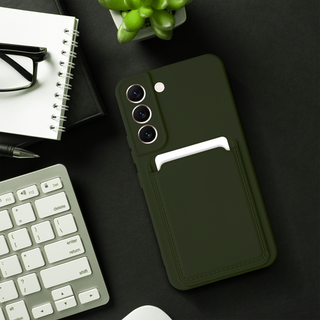 Futerał CARD CASE do SAMSUNG A34 5G zielony