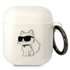 Original Handyhülle APPLE AIRPODS Karl Lagerfeld Ikonik Choupette (KLA2HNCHTCT) transparent