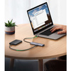 HUB USB-C - 2 x USB-A / 2 x USB-C 20 cm Ugreen CM473 - grau