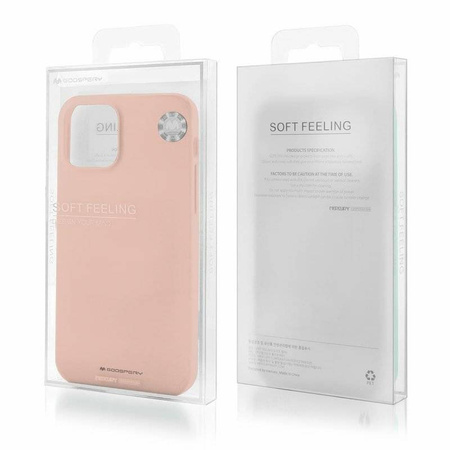 Schutzhülle IPHONE 14 PRO MAX Mattes Silikon Mercury Soft Jelly sand