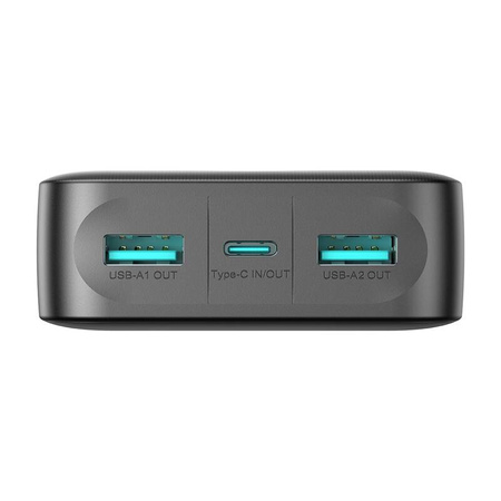 Powerbank Joyroom JR-PBF14 2.4A LED; 20000mAh (czarny)