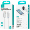 Kabel USAMS Cloud Series US-SJ658 6A     USB-A do USB-C 1,2m czarny