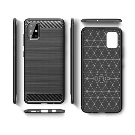 Futerał CARBON do SAMSUNG Galaxy A71 5G czarny