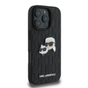 Karl Lagerfeld KLHCP16LPGKLKCPK iPhone 16 Pro 6.3" czarny/black hardcase Monogram Karl&Chaoupette Head Pin