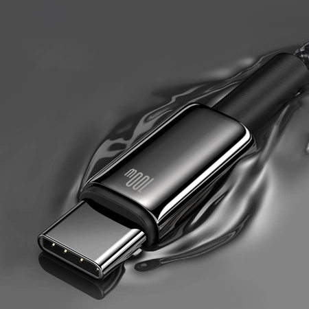 Baseus Tungsten Gold cable USB-A - USB-C 480Mb/s 100W 2m black (CAWJ000101)