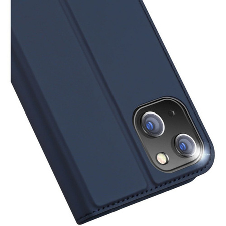 Etui do iPhone 15 Plus pokrowiec z klapką i portfelem Dux Ducis Skin Pro - niebieskie