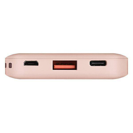 Powerbank Uniq Fuele mini 8000mAh USB-C 18W PD - różowy