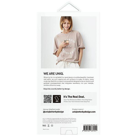 Etui UNIQ LifePro Xtreme na Samsung Galaxy S24+ - przezroczysto-brokatowe