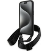 BMW M Edition Carbon Stripe &amp; Strap case for iPhone 15 Pro - black
