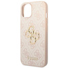 Guess 4G Big Metal Logo - Etui iPhone 14 (różowy)