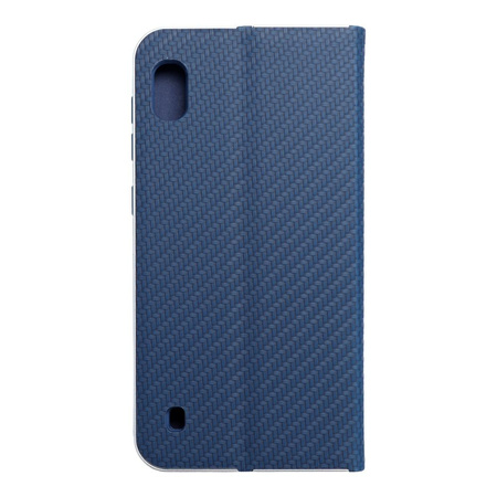 Kabura LUNA Book Carbon do SAMSUNG A10 niebieski