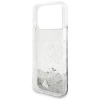 Etui Guess Liq. Glitter Charms na iPhone 17 Pro - srebrne