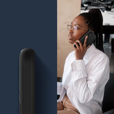 Etui Caseology Parallax na Samsung Galaxy S23 FE - czarny mat