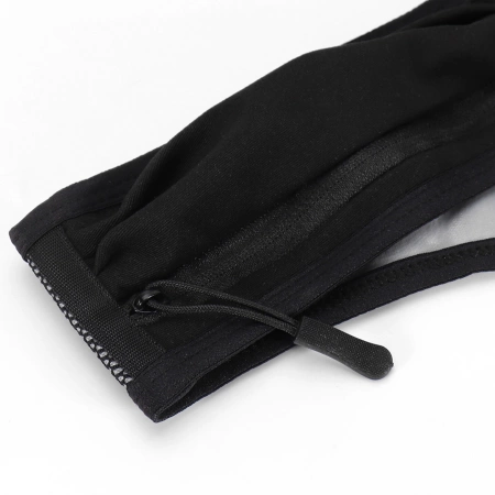 Kamizelka Wozinsky WKDB1 do biegania odblaskowa z kieszeniami - czarna