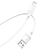 Kabel 2m 3A (USB - iPhone Lightning) Ładowanie i Transfer Danych Jokade Bohao (JA007) biały