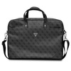 Original Case LAPTOP 16" Guess Saffiano 4G Hot Stamp Triangle Logo black