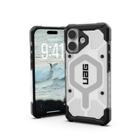 UAG Pathfinder Clear MagSafe Case für iPhone 17 - Weiß und Grau