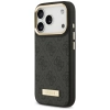 Guess 4G Logo Plate MagSafe Case für iPhone 17 Pro - Schwarz