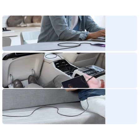 Joyroom Pioneer Series SA31-AL3 USB-A/ Lightning 3A-Kabel 1,2 m – Schwarz