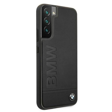 Case BMW BMHCS22MSLLBK S22 + S906 black / black hardcase Signature Logo Imprint