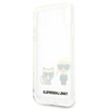 Original Case IPHONE XS MAX Karl Lagerfeld Hardcase Karl&Choupette (KLHCI65CKTR) transparent