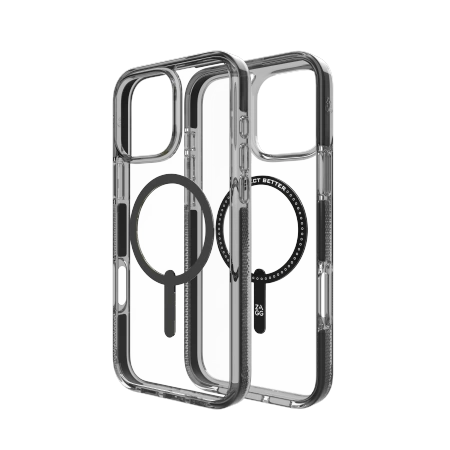 ZAGG Santa Cruz Snap MagSafe Hülle für iPhone 16 Pro Max – Schwarz