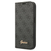 Guess 4G Metal Camera Outline Booktype Case - Etui iPhone 14 Pro (czarny)