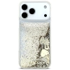 Guess Liq. Glitter 4 Charms Case for iPhone 17 Pro - Gold