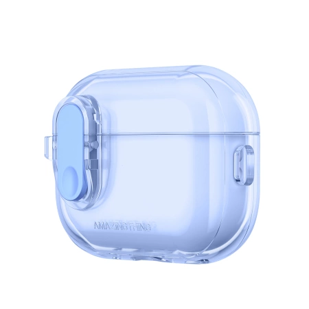 AmazingThing Minimal Case für AirPods Pro 2, Silikonhülle, Marineblau