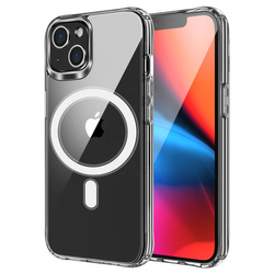 Futerał CLEAR MAG COVER (MID) kompatybilny z MagSafe do IPHONE 15 transparentny