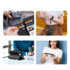 Dux Ducis Lawa iPhone 16e Leather Case with Detachable Magnetic Wallet - Black