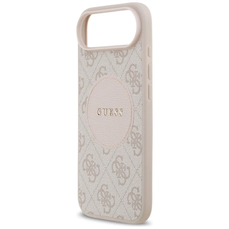 Guess 4G Circle Classic Logo MagSafe Hülle für iPhone Air - Pink