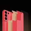 Dux Ducis Yolo elegant cover made of ecological leather for Samsung Galaxy S22 + (S22 Plus) red