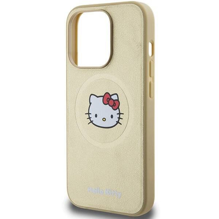 Hello Kitty Leather Kitty Head MagSafe case for iPhone 13 Pro / 13 - gold