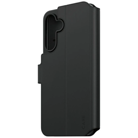 CARE by PanzerGlass Feature Wallet Kickstand Case für Samsung Galaxy A36 5G - Schwarz