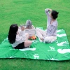 Qunature picnic mat waterproof camping blanket 2 x 2 m - green